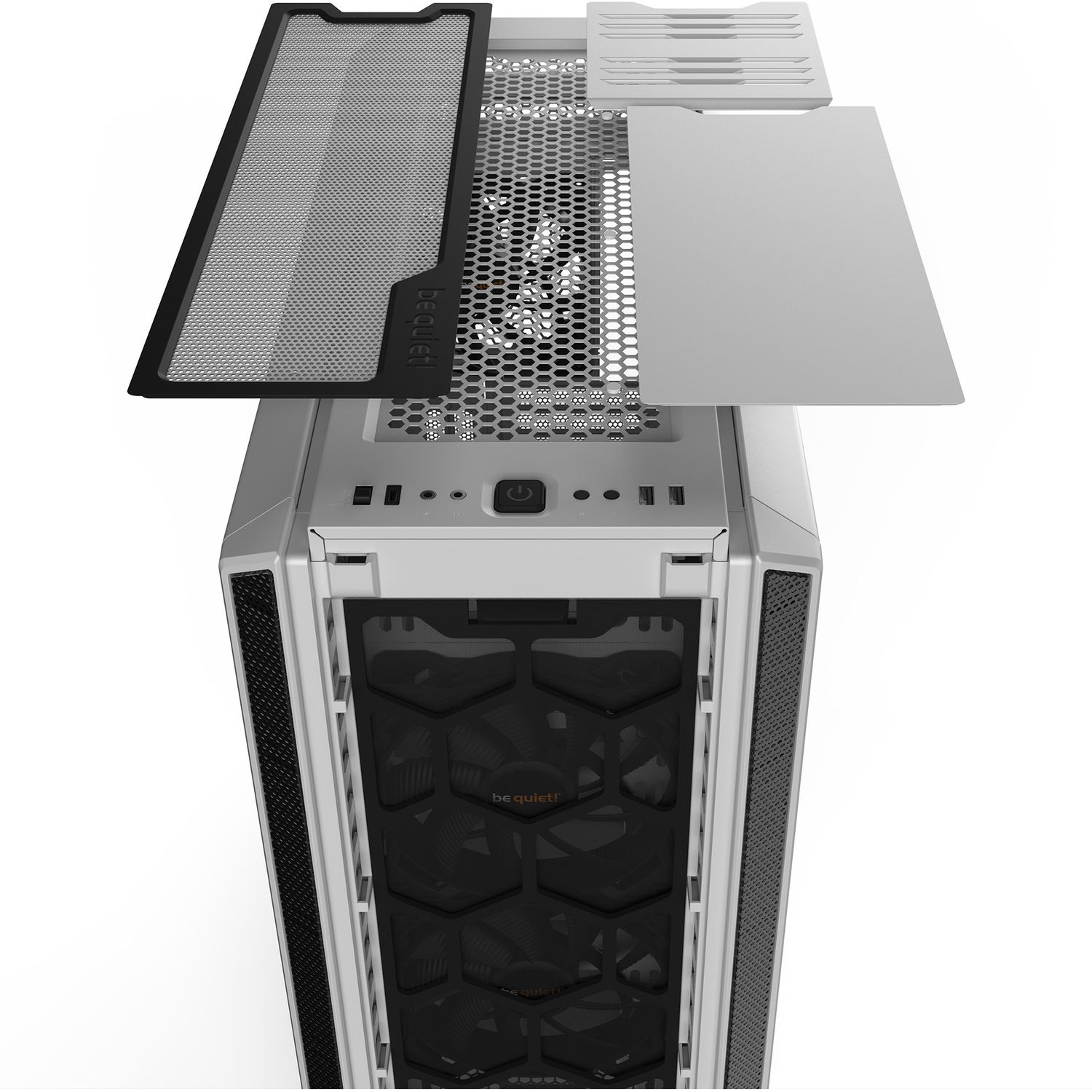 Carcasa Be quiet! Silent Base 802 Window, Mid-Tower, fara sursa, E-ATX, White fotografia produsului View 6 L