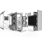 Carcasa Be quiet! Silent Base 802 Window, Mid-Tower, fara sursa, E-ATX, White fotografia produsului View 9 S