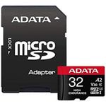 Card de memorie ADATA Endurance, MicroSDHC, 32GB, UHS-I V30, 100MB/s, Class 10 + Adaptor fotografia produsului