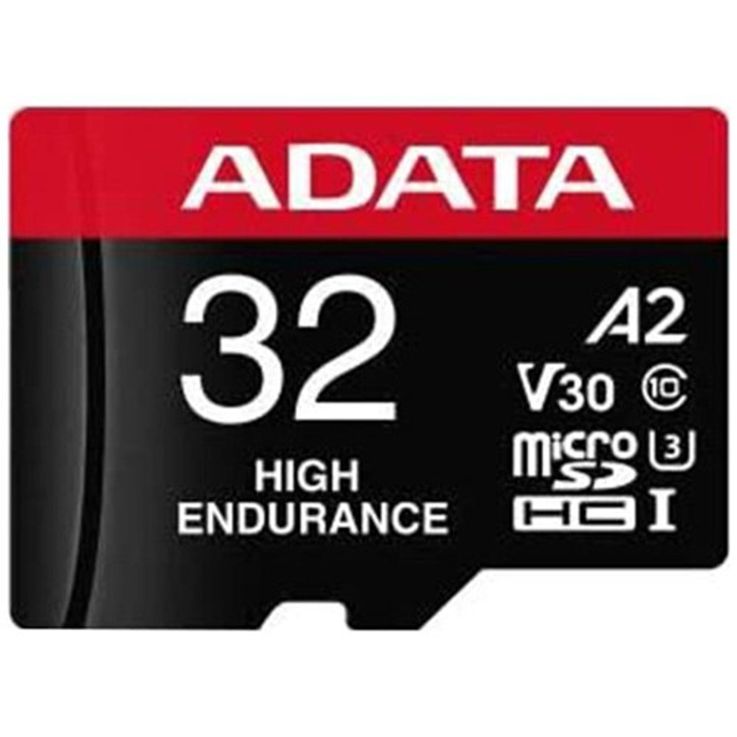 Card de memorie ADATA Endurance, MicroSDHC, 32GB, UHS-I V30, 100MB/s, Class 10 + Adaptor fotografia produsului View 2 L