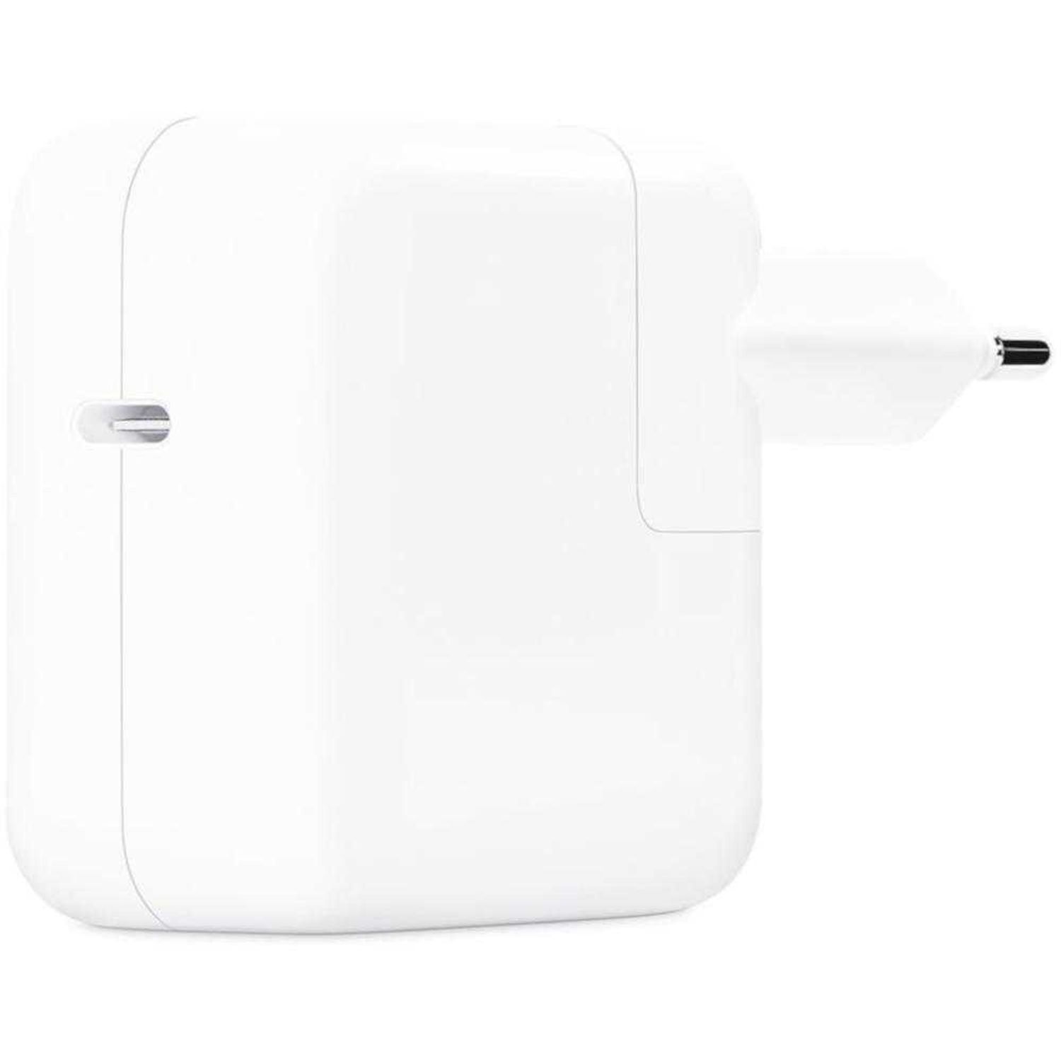 Incarcator retea Apple MY1W2ZM/A, 30W, Type-C, Alb fotografia produsului