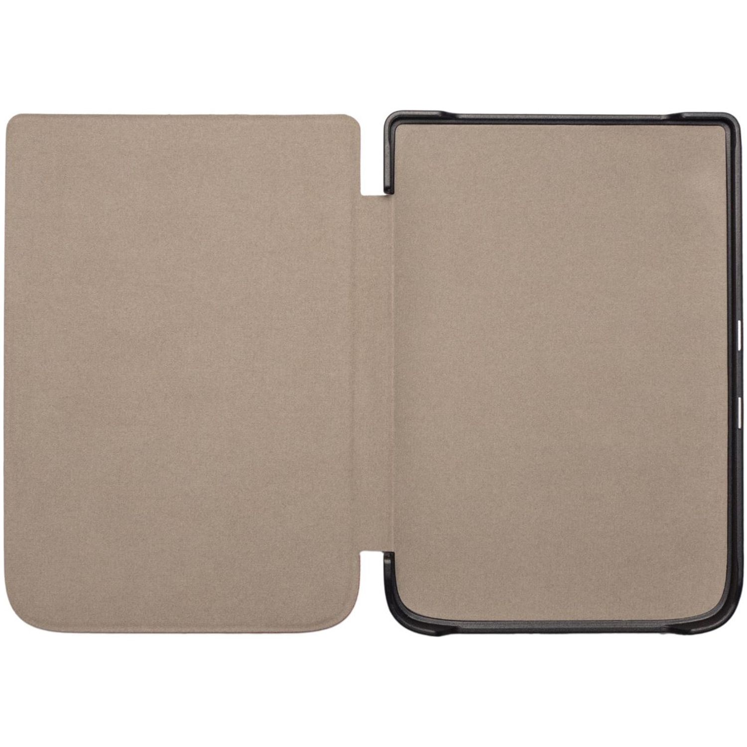 Husa protectie PocketBook PU seria Shell, Gri fotografia produsului View 2 L