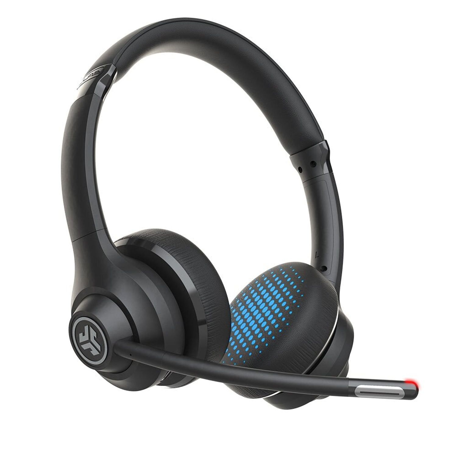 Casti wireless cu microfon, Jlab, Go Work, Over-the-Ear, MultiPoint, Raza 9m, Culoare Neagra fotografia produsului