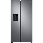 Frigider side by side Samsung RS68A8520S9/EF, 609 l, Clasa F, Full No Frost, Twin Cooling Plus, Dozator apa, Inox fotografia produsului