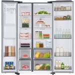 Frigider side by side Samsung RS68A8520S9/EF, 609 l, Clasa F, Full No Frost, Twin Cooling Plus, Dozator apa, Inox fotografia produsului View 6 S