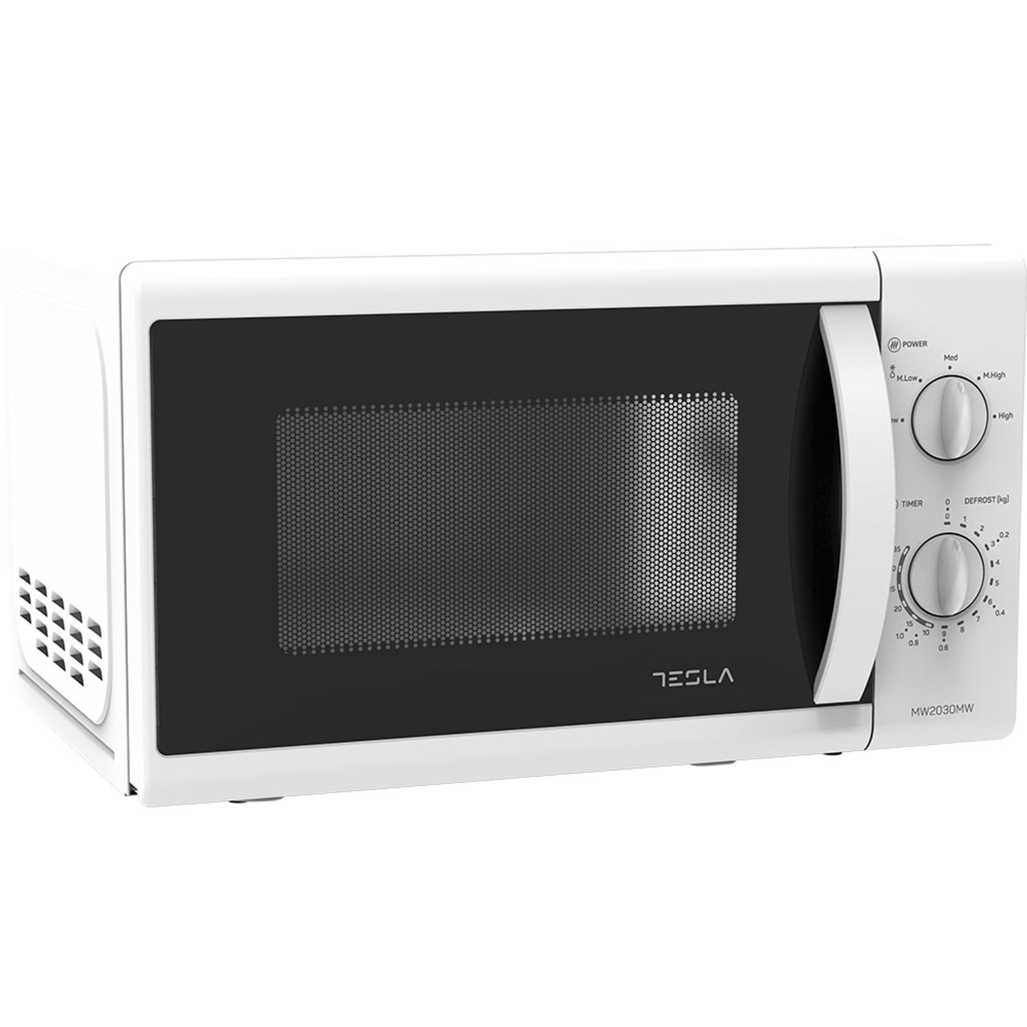 Cuptor cu microunde Tesla MW2030MW 20L, 700W, mecanic, Alb fotografia produsului View 3 L
