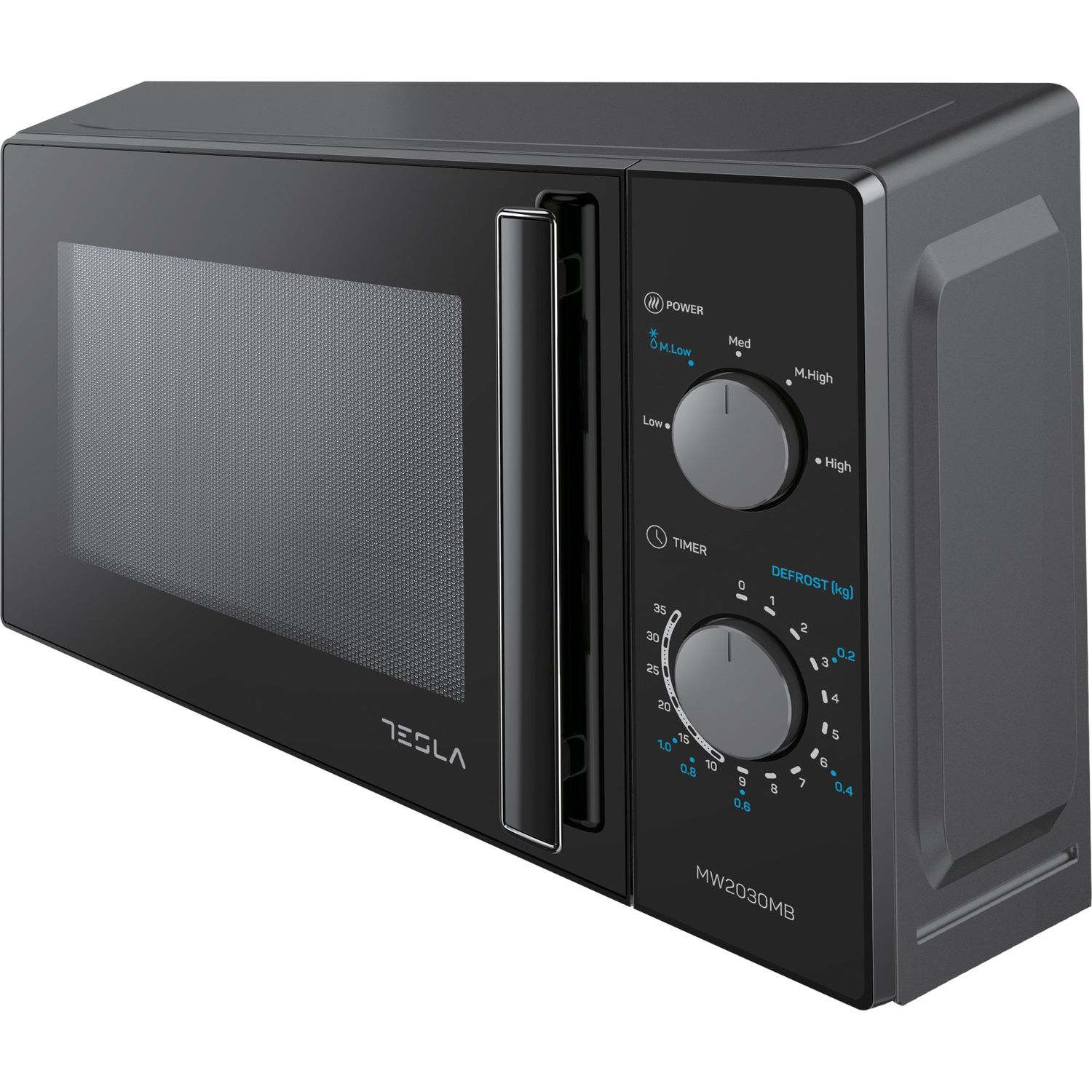 Cuptor cu microunde Tesla MW2030MB 20L, 700W, Mecanic, Negru fotografia produsului View 3 L