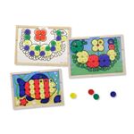 Mozaic din lemn cu culori Melissa and Doug fotografia produsului