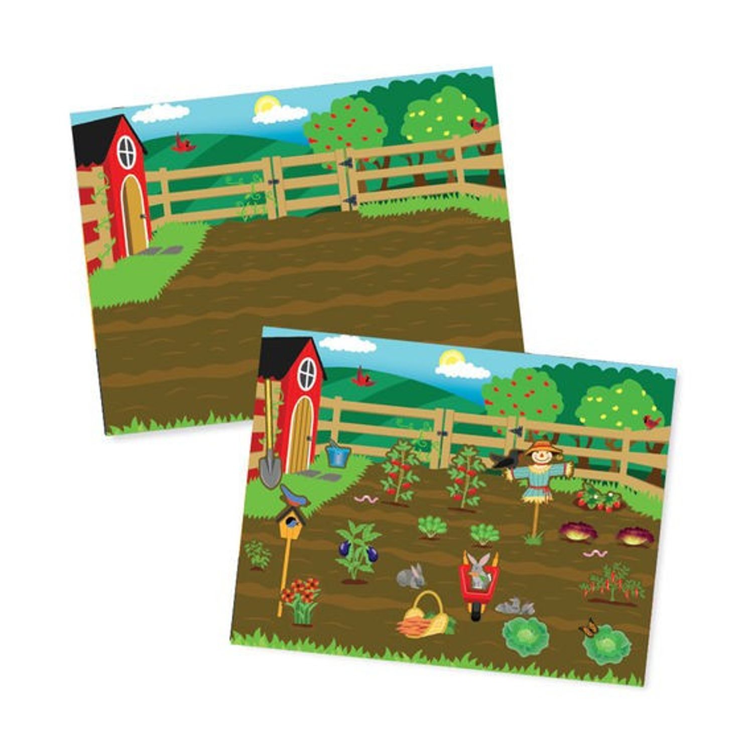 Bloc cu abtibilduri reutilizabile Ferma Melissa and Doug fotografia produsului View 3 L