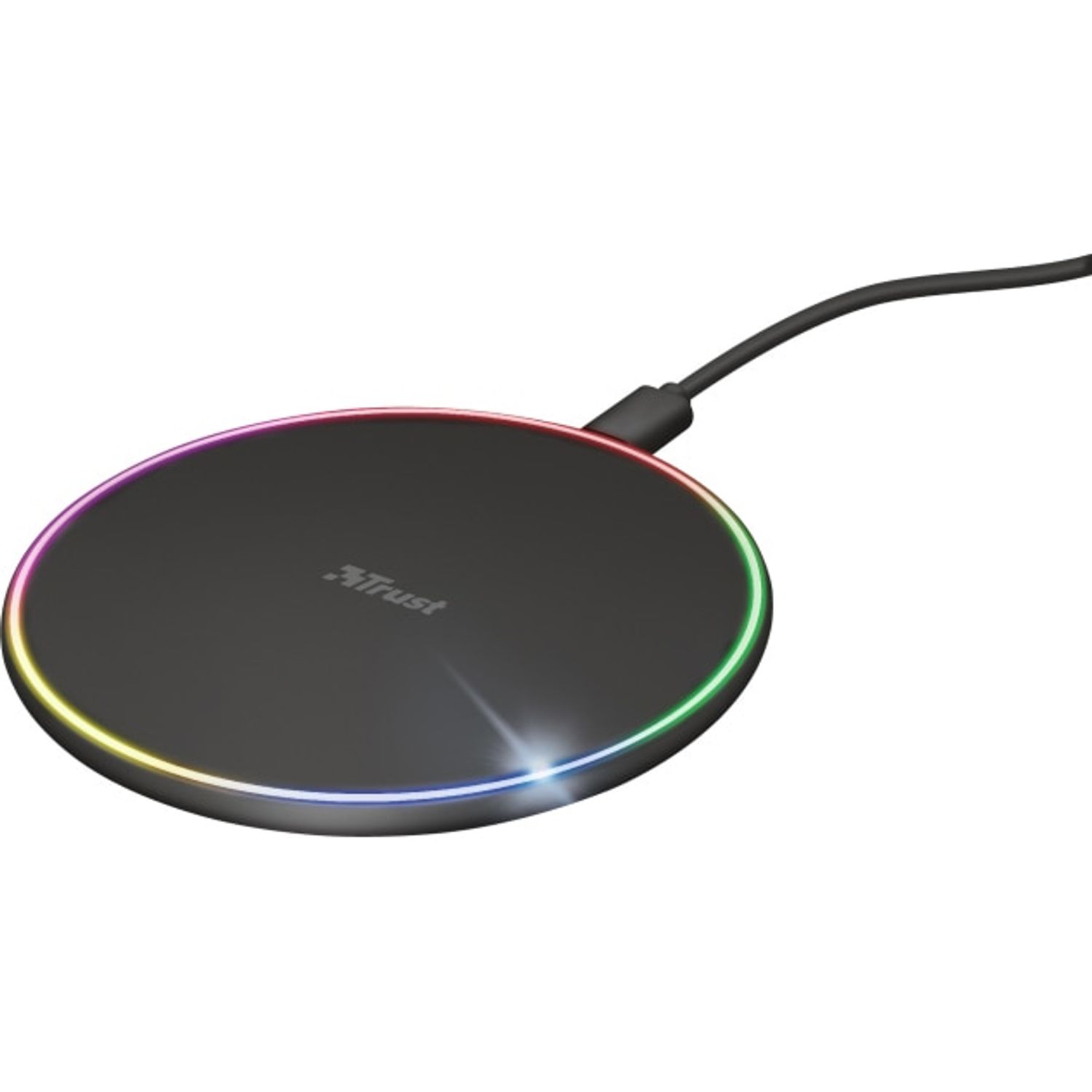 Incarcator wireless Trust Lumo10 RGB, 75W/10W fotografia produsului View 2 L