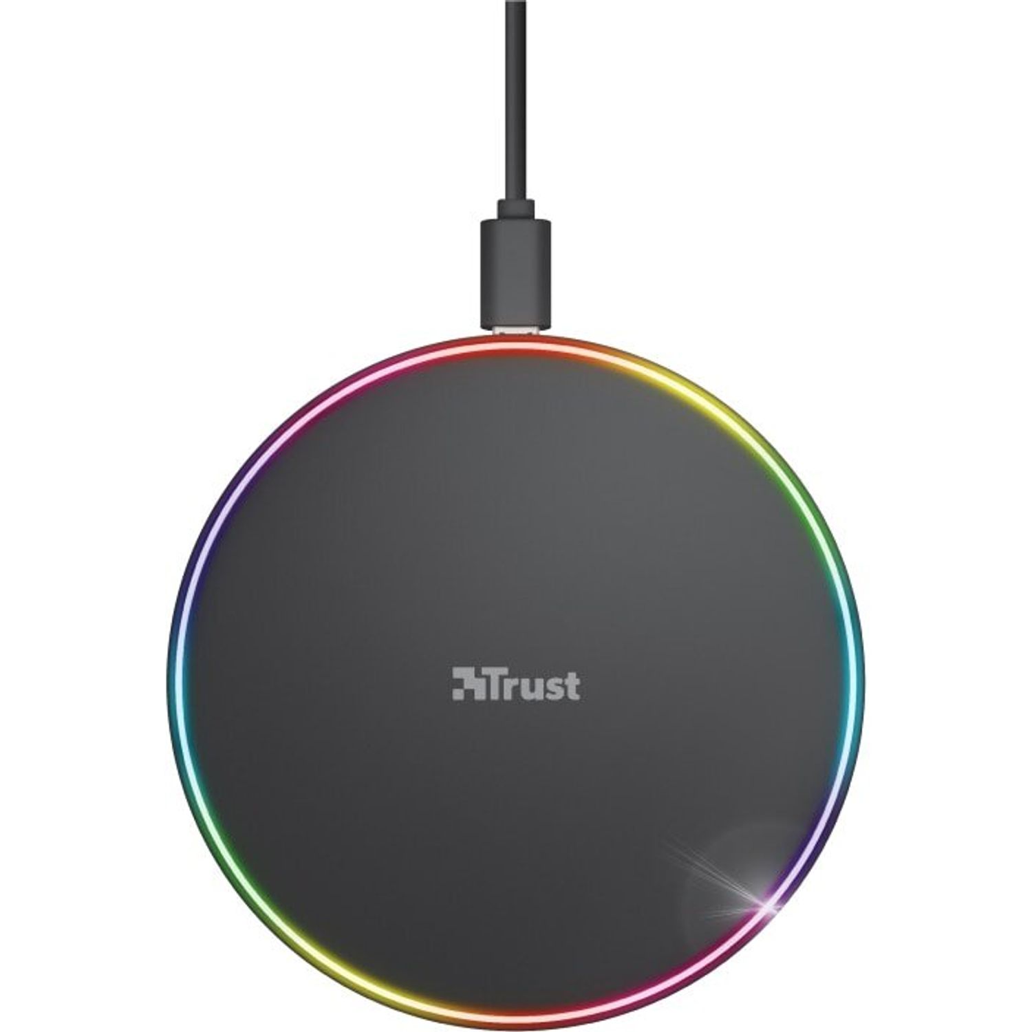 Incarcator wireless Trust Lumo10 RGB, 75W/10W fotografia produsului