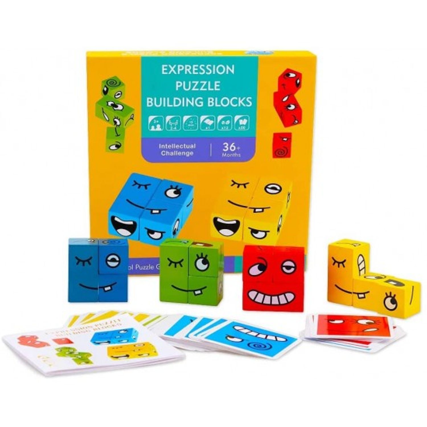Puzzle Bebelusi &ndash; Emotii, 7Toys fotografia produsului