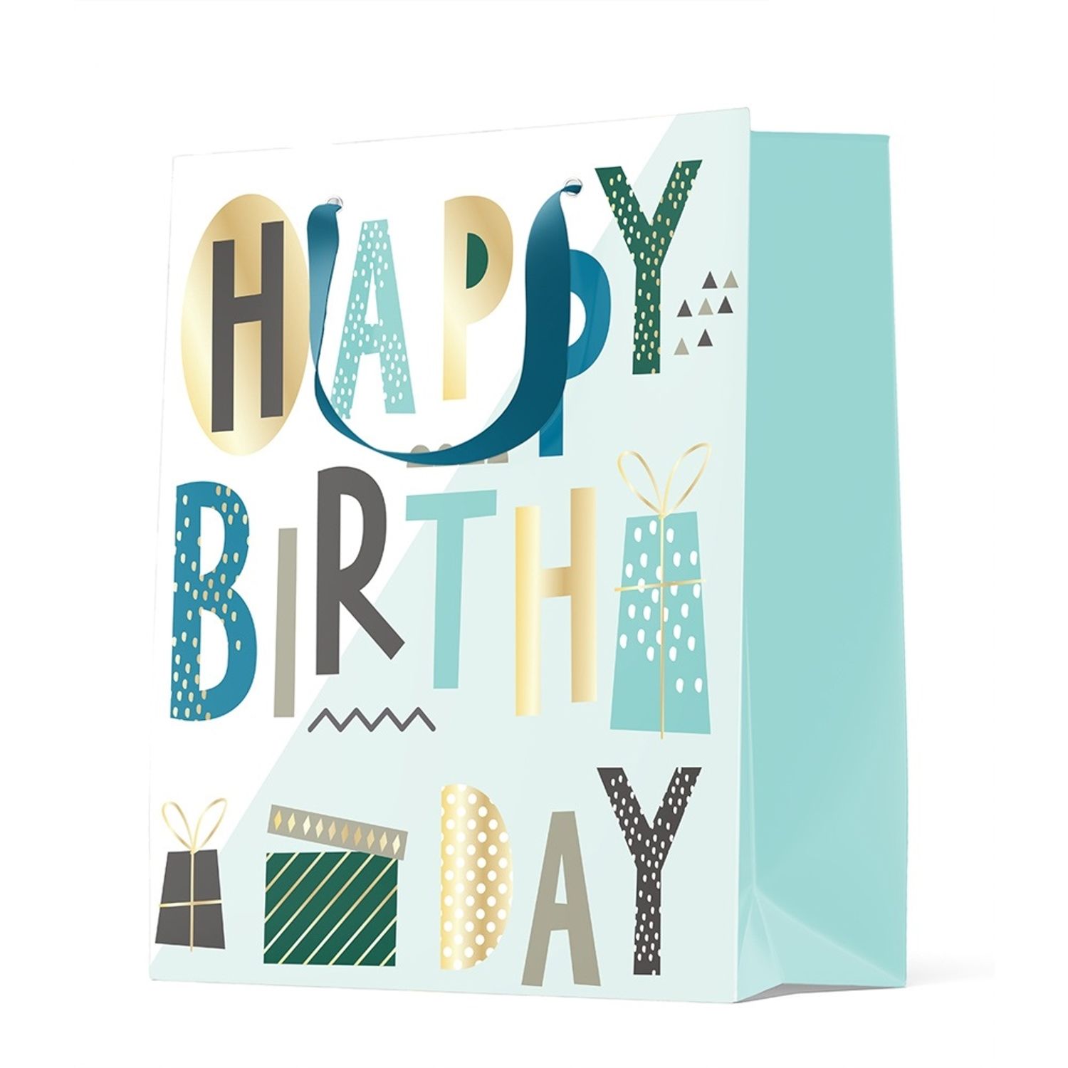Punga cadou, Happy Birthday, 26x32x12 cm, 7Toys fotografia produsului
