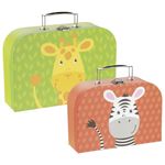 Set 2 valize pentru copii - Joc de rol - Model Girafa si Zebra fotografia produsului