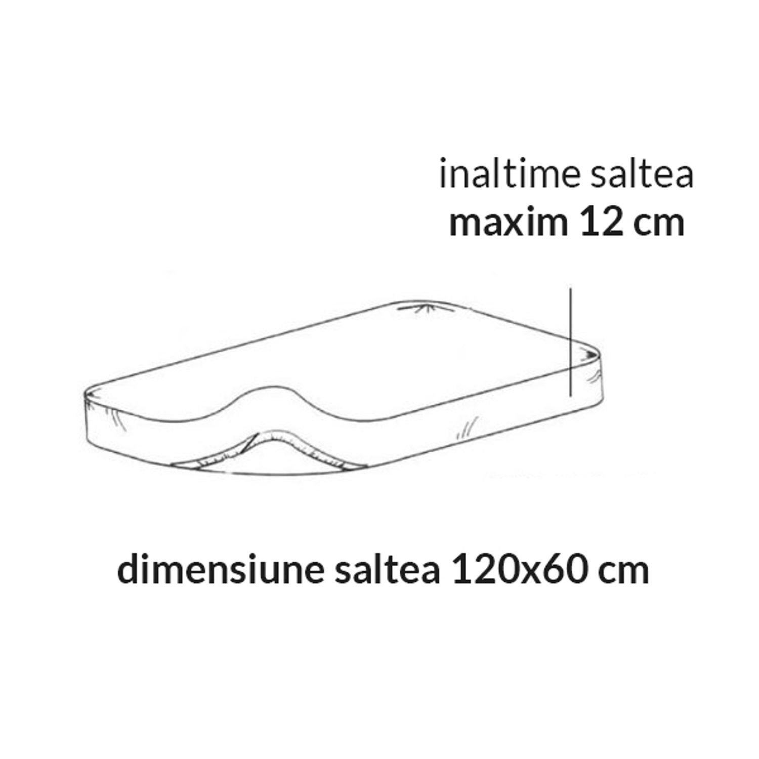 Cearceaf din bumbac cu elastic roata pentru patut 120x60 cm Kidizi Alb fotografia produsului View 3 L