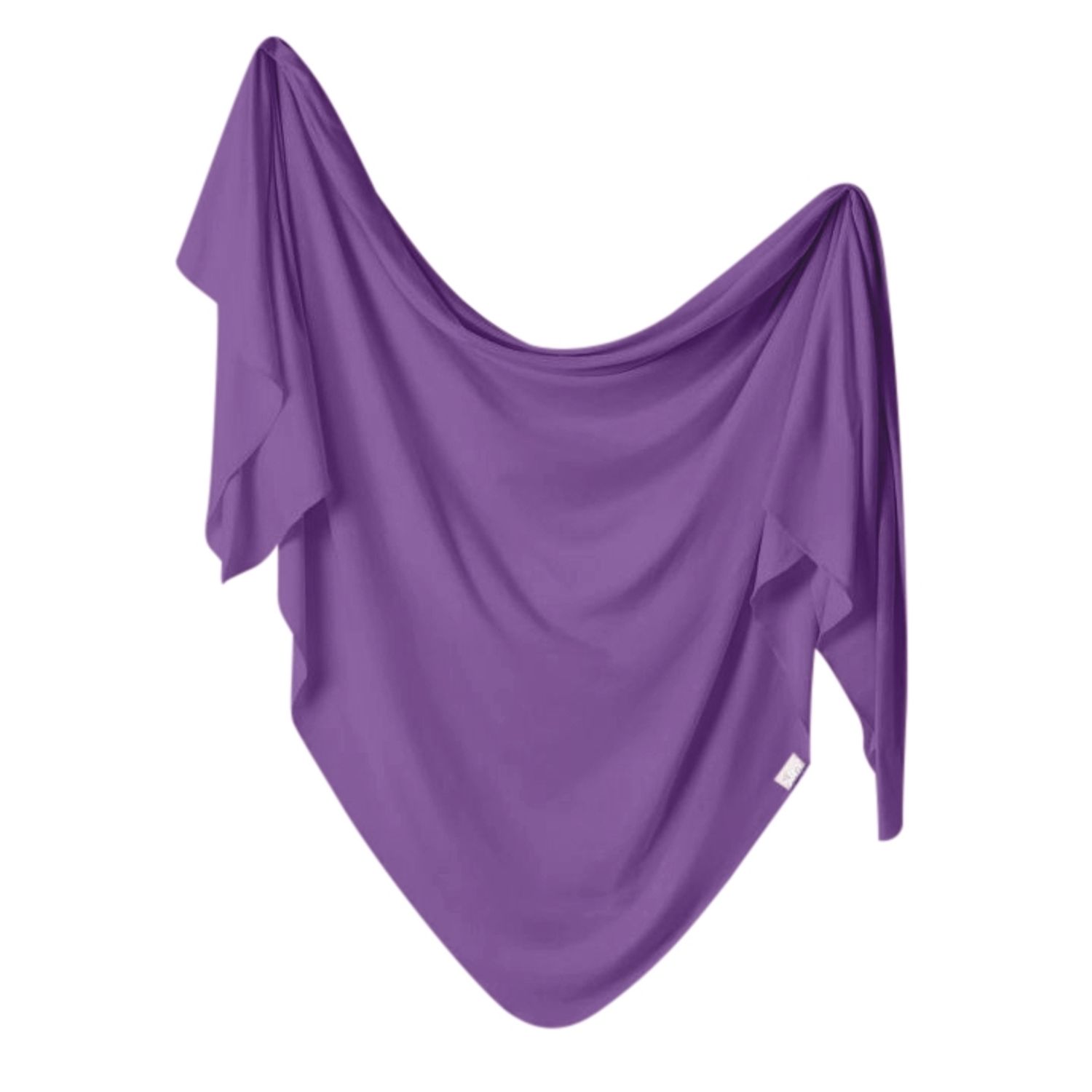 Set paturica si bentita din bumbac pentru nou-nascut Kidizi, Purple fotografia produsului View 4 L