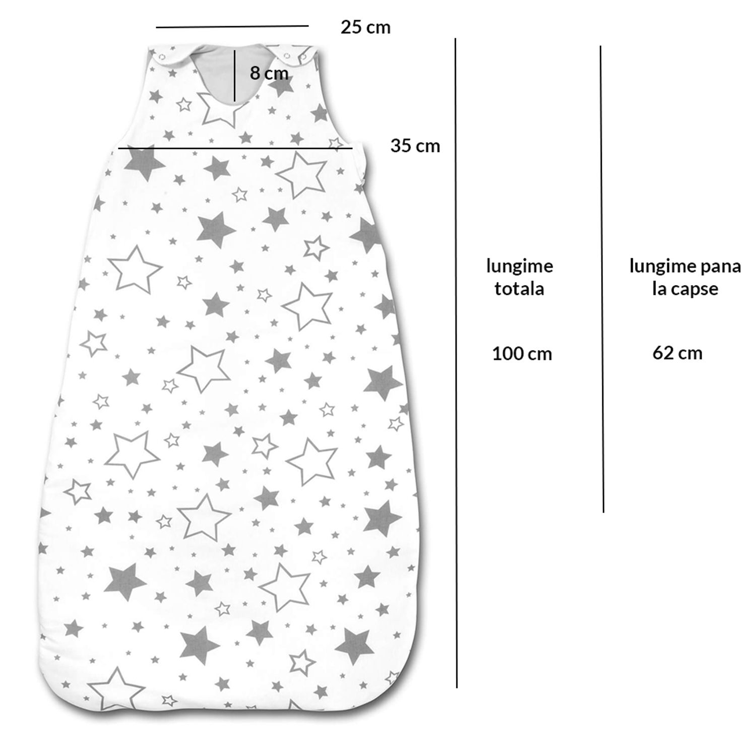 Sac de dormit copii reglabil 6-36 luni Kidizi Baloon Friends 1 tog fotografia produsului View 2 L