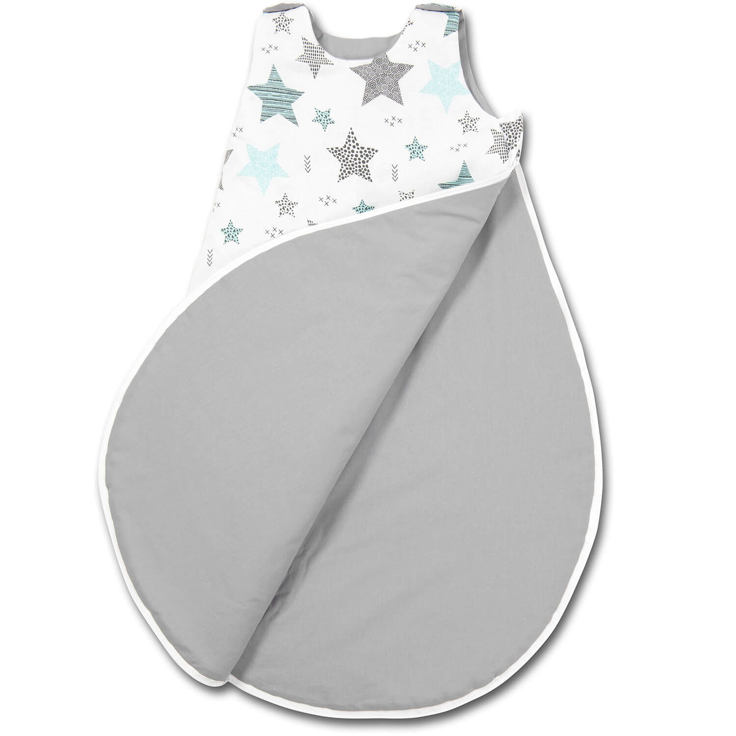 Sac de dormit copii 0-18 luni Kidizi All Mint Stars, 2,5 tog fotografia produsului View 2 L