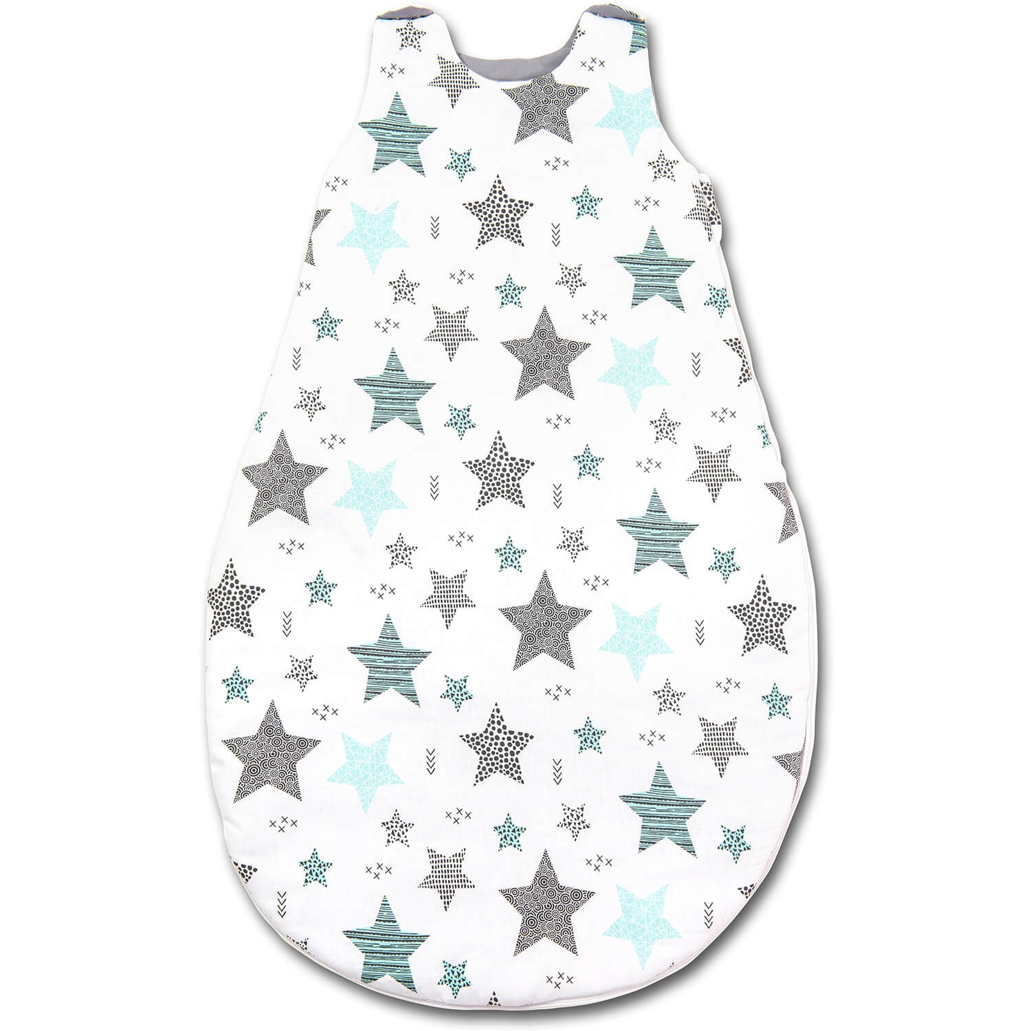 Sac de dormit copii 0-18 luni Kidizi All Mint Stars, 2,5 tog fotografia produsului