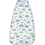 Sac de dormit copii reglabil 6- 36 luni Kidizi Blue Rainbow, 1 tog fotografia produsului