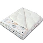 Set lenjerie matlasata 3 piese Kidizi Forest Friends, include perna, plapumioara si cearceaf fotografia produsului View 2 S