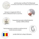 Perna gravide cu husa detasabila Kidizi Elisa Galaxy Mint fotografia produsului View 2 S