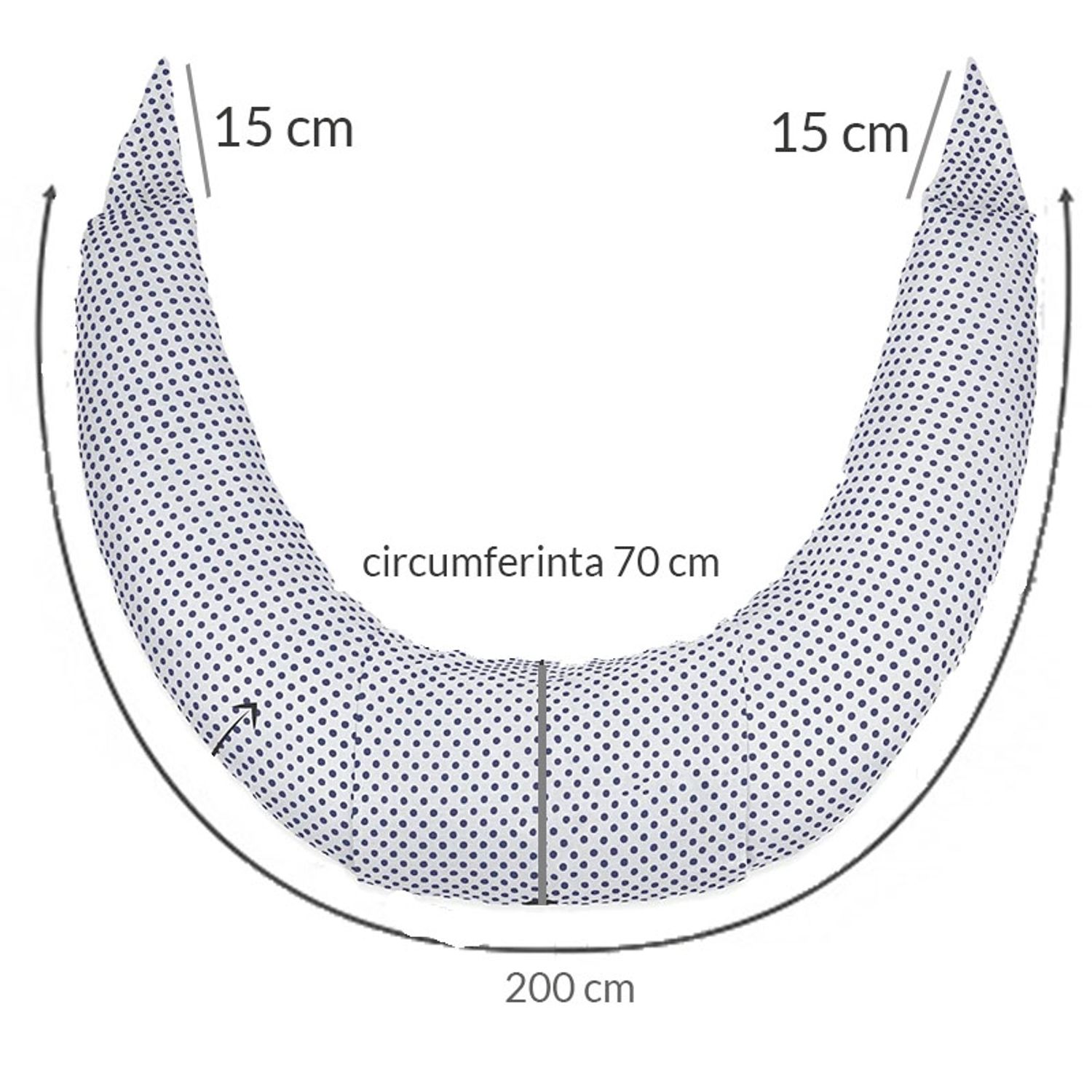 Perna gravide multifunctionala 8 in 1  Kidizi Luna Galaxy Grey 230x35 cm, husa detasabila din bumbac fotografia produsului View 4 L