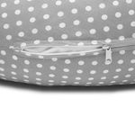 Perna gravide 3 in 1 cu husa detasabila Kidizi Lena, lungime 160 cm, Grey Dots fotografia produsului View 6 S