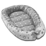 Cosulet dormit bebelusi Kidizi Baby Nest + salteluta impermeabila detasabila Galaxy Grey fotografia produsului View 4 S