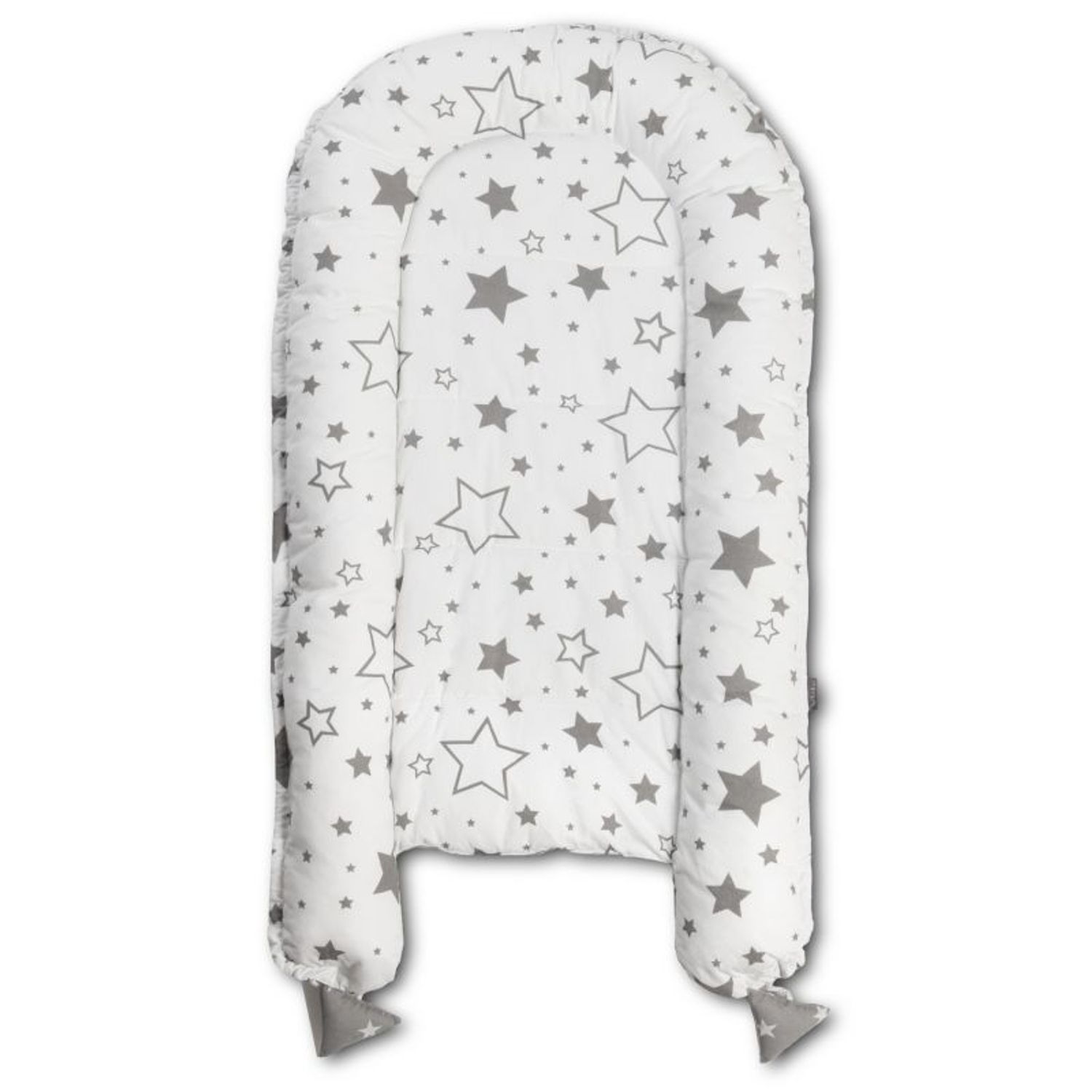 Cosulet dormit bebelusi Kidizi Baby Nest + salteluta impermeabila detasabila Galaxy Grey fotografia produsului View 5 L