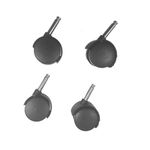 Patut din lemn masiv 120x60 cm Isla alb cu sertar si roti fotografia produsului View 3 S