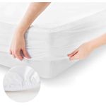 Husa protectie saltea impermeabila si respirabila din bumbac 120 x 60 cm  Kidizi, cu elastic roata fotografia produsului View 5 S