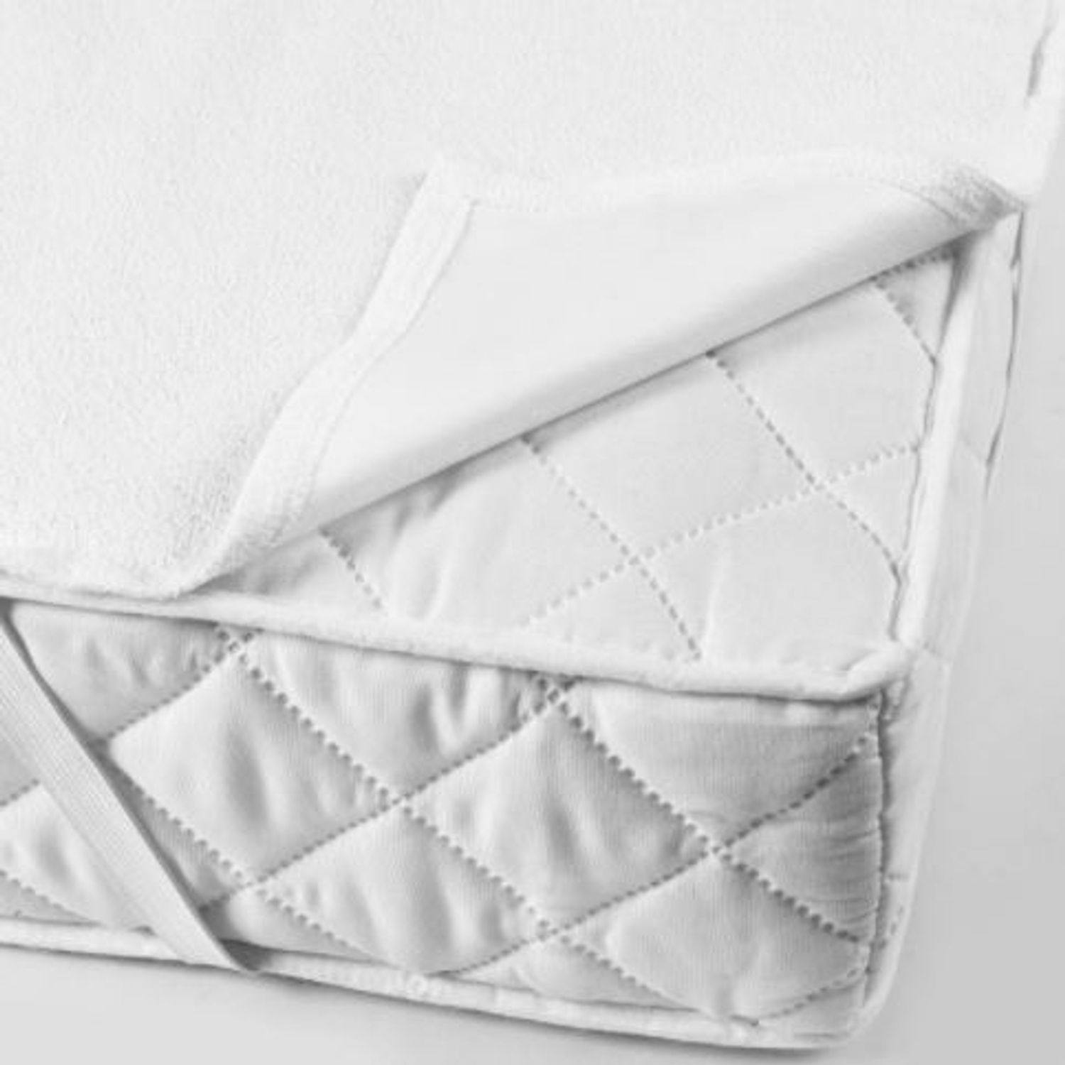 Protectie saltea impermeabila si respirabila din frotir 120 x 60 cm Kidizi, cu elastic pe colt fotografia produsului View 2 L