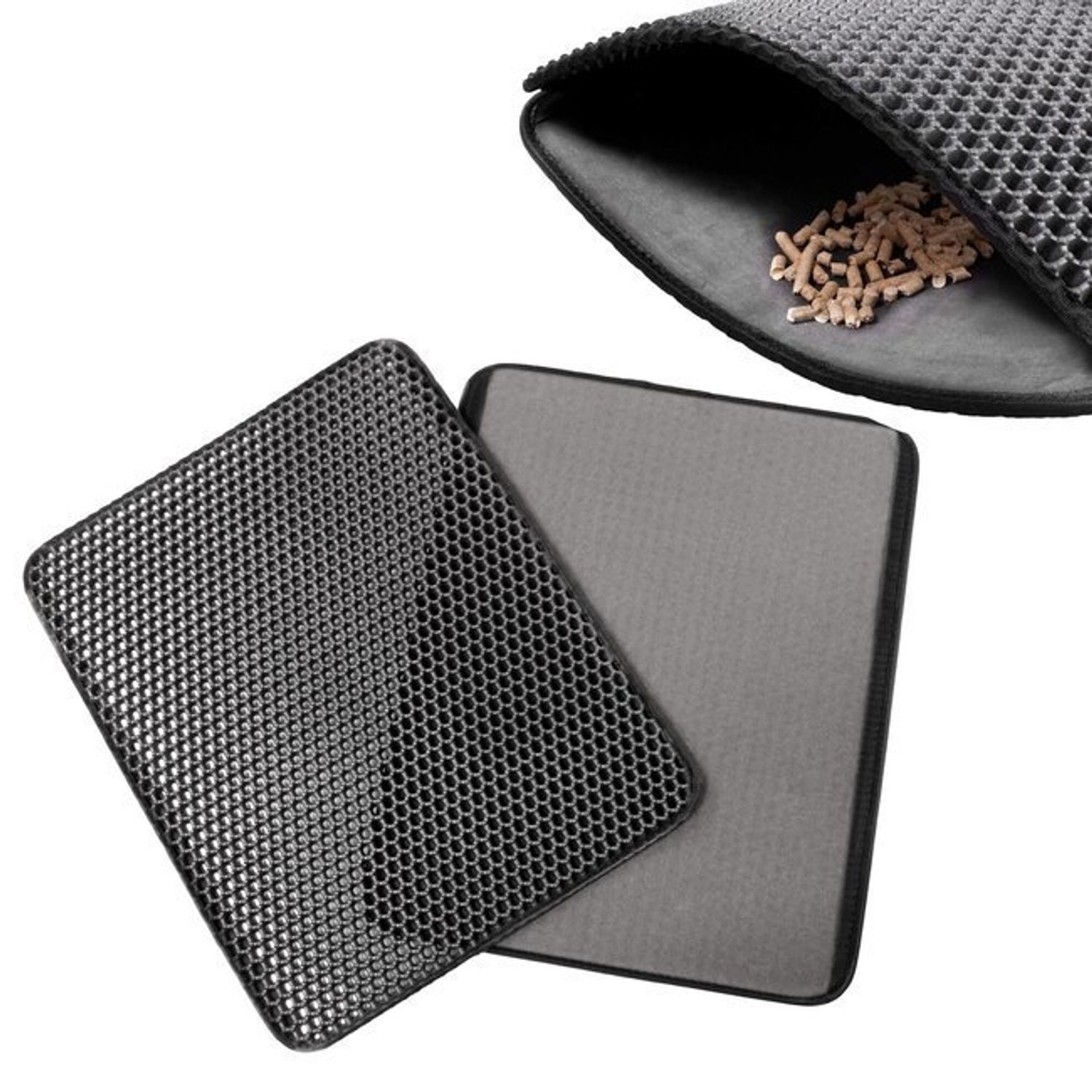 Covoras pentru litiera 55x75 Graphite fotografia produsului