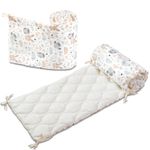 Set 2 aparatori matlasate patut 140x70 cm Kidizi Forest Friends Deluxe, inaltime 35 cm fotografia produsului