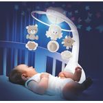 Carusel muzical cu proiector si lampa de veghe Infantino Bej fotografia produsului