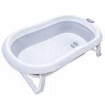 Cadita pliabila cu termometru si suport anatomic Primabobo Genua Premium grey fotografia produsului View 5 S