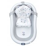 Cadita pliabila cu termometru si suport anatomic Primabobo Genua Premium grey fotografia produsului View 4 S