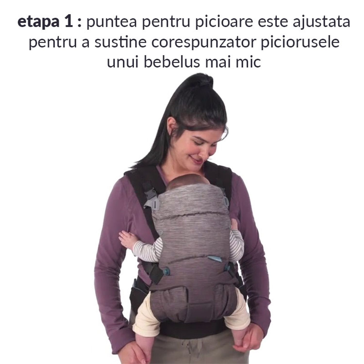 Marsupiu ergonomic cu 4 pozitii Infantino Go Forward fotografia produsului View 4 L