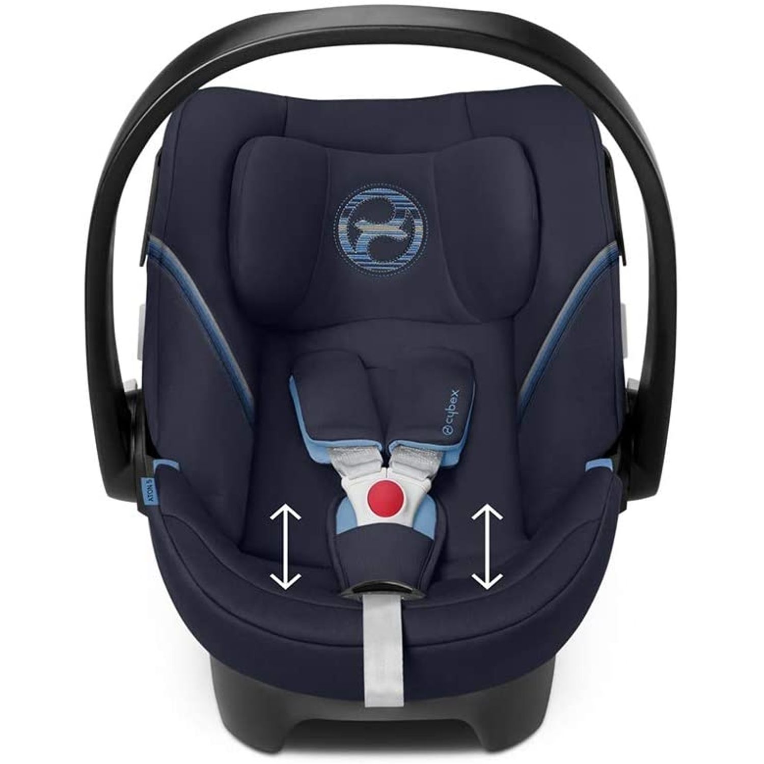 Scoica auto Cybex Aton 5 pentru bebelusi prematuri Granite Black fotografia produsului View 3 L