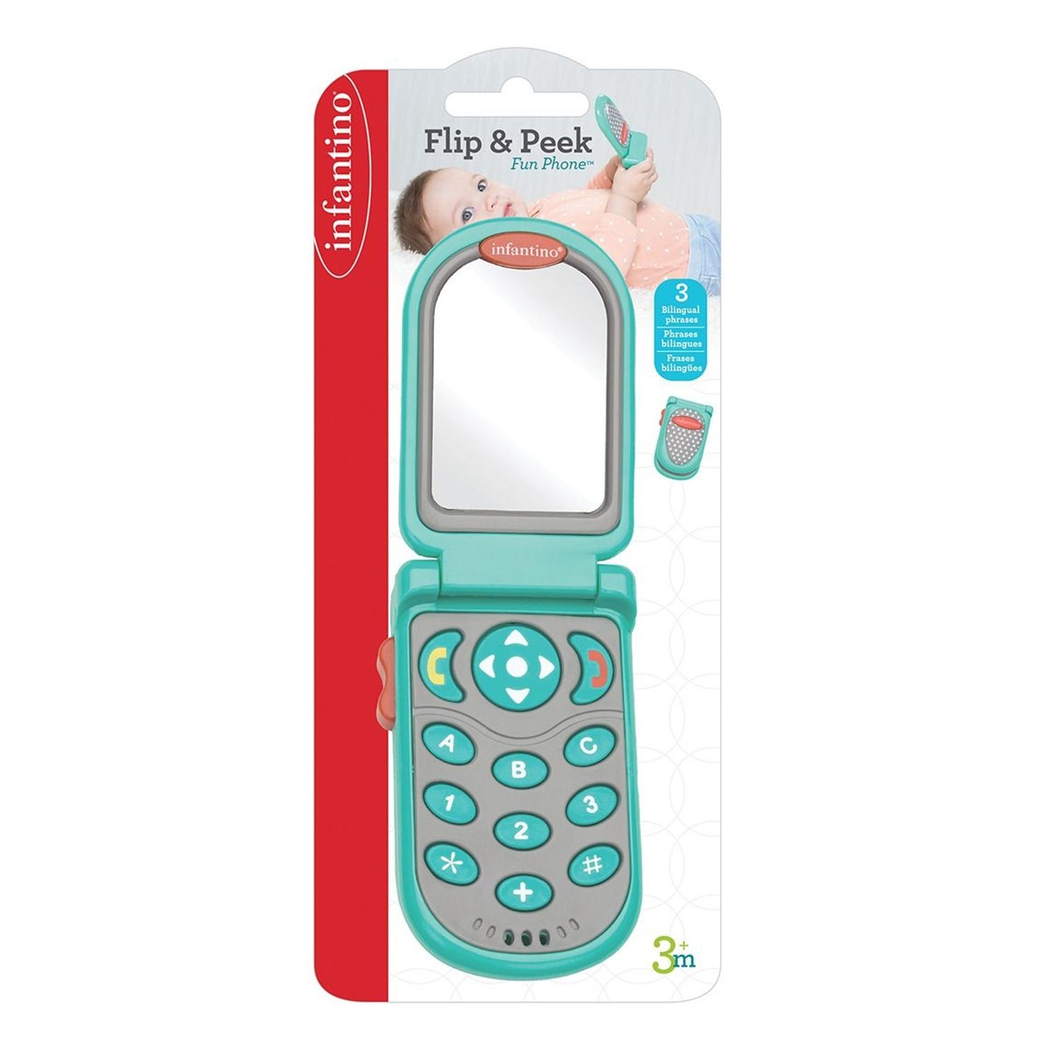 Telefon Flip & Peek Infantino fotografia produsului View 3 L