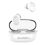 Casti GoGEN TWS PAL, True Wireless Stereo, Bluetooth 5.0, microfon, 3 mW, culoare alba fotografia produsului