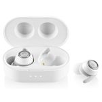 Casti GoGEN TWS MATE, True Wireless Stereo, Bluetooth 5.0, microfon, IPX4, 5 mW, culoare alba fotografia produsului
