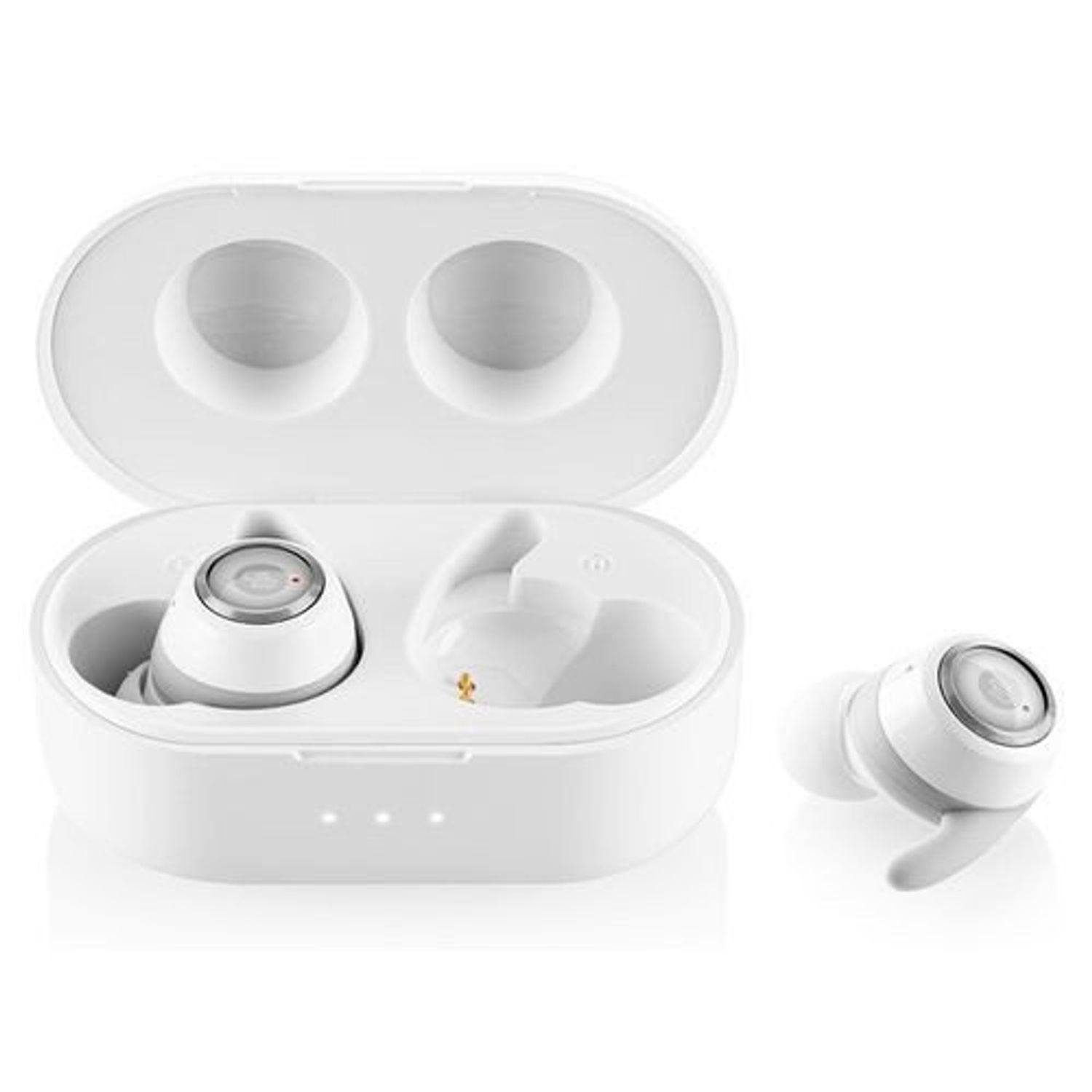 Casti GoGEN TWS MATE, True Wireless Stereo, Bluetooth 5.0, microfon, IPX4, 5 mW, culoare alba fotografia produsului