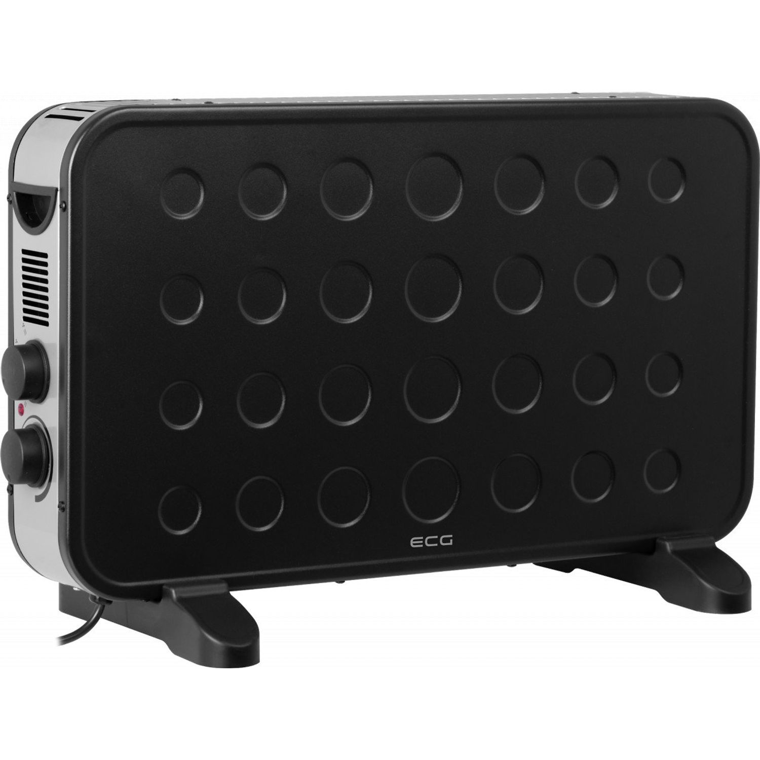 Convector electric de podea ECG TK 2070 Negru, 2000W, 2 trepte de putere fotografia produsului
