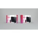 Convector electric de podea ECG TK 2080 DR negru, 2000 W, 3 trepte, termostat, LCD fotografia produsului View 13 S