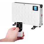 Convector electric de podea ECG TK 2080 DR alb, 2000 W, 3 trepte, termostat, LCD fotografia produsului View 7 S