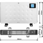 Convector electric de podea ECG TK 2080 DR alb, 2000 W, 3 trepte, termostat, LCD fotografia produsului View 10 S