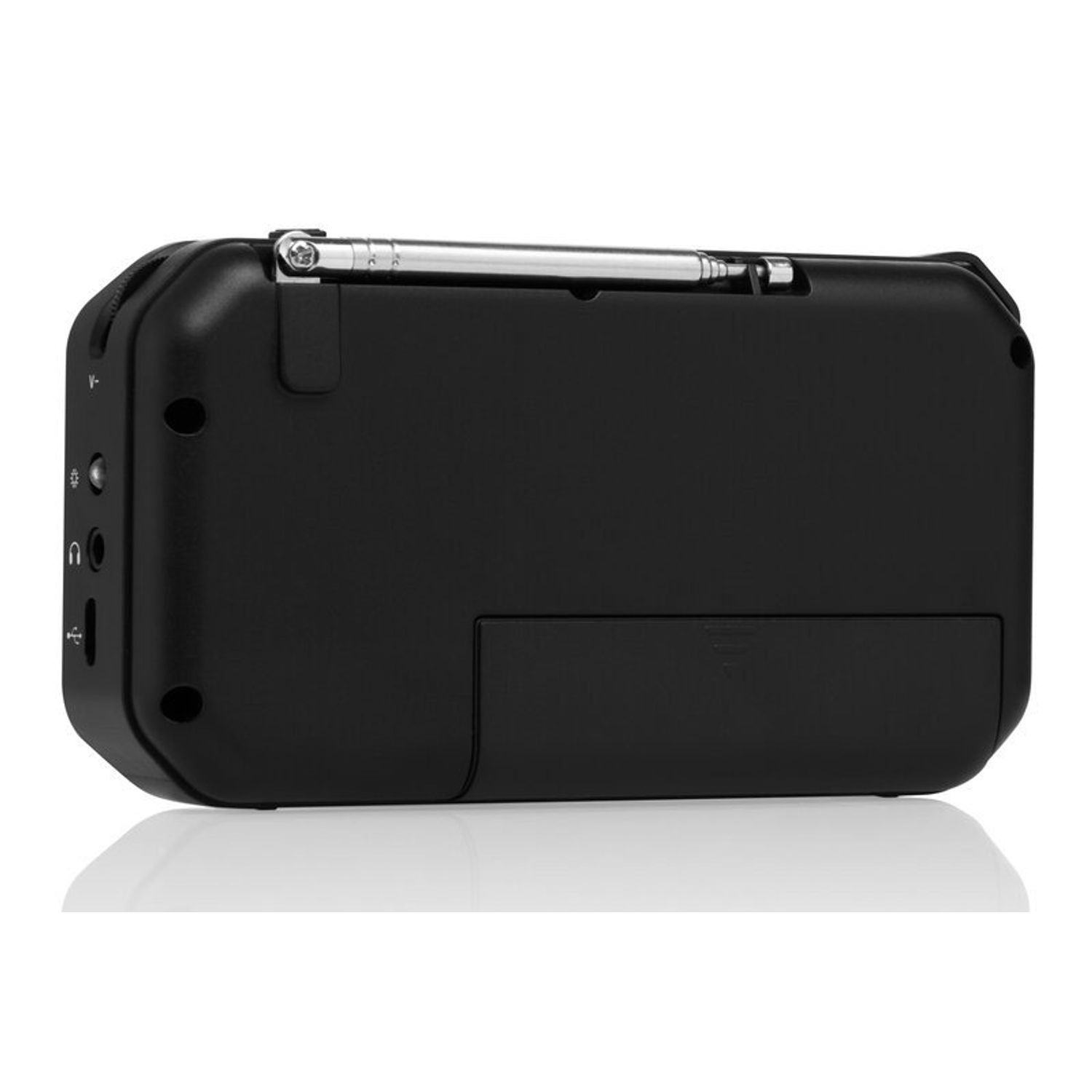 Radio portabil cu acumulator GoGEN FMP 125 BTW, FM, Bluetooth, lanterna, card micro SD, alb fotografia produsului View 5 L