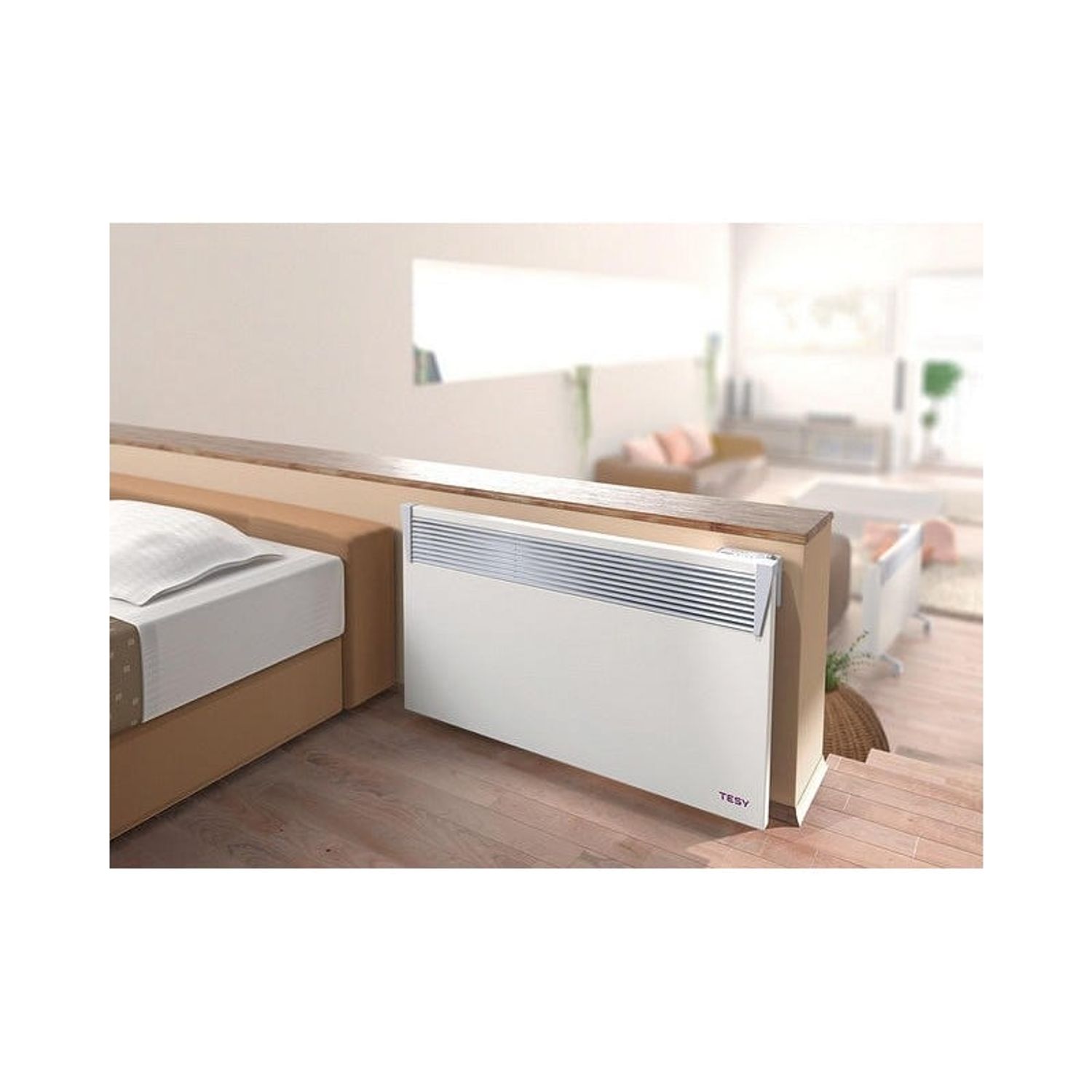 Convector electric de Perete, model TESY CN03 250 EIS W, putere 2500W, cu termostat electronic, suprafata 20-28mp fotografia produsului View 3 L